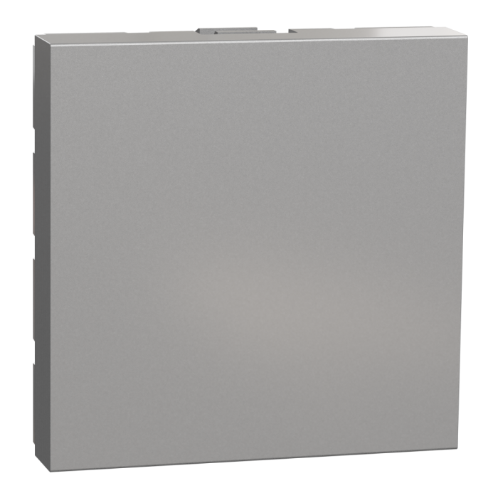 Заглушка, 2 модулі, алюмінієва, Unica New, Schneider Electric [NU986630]