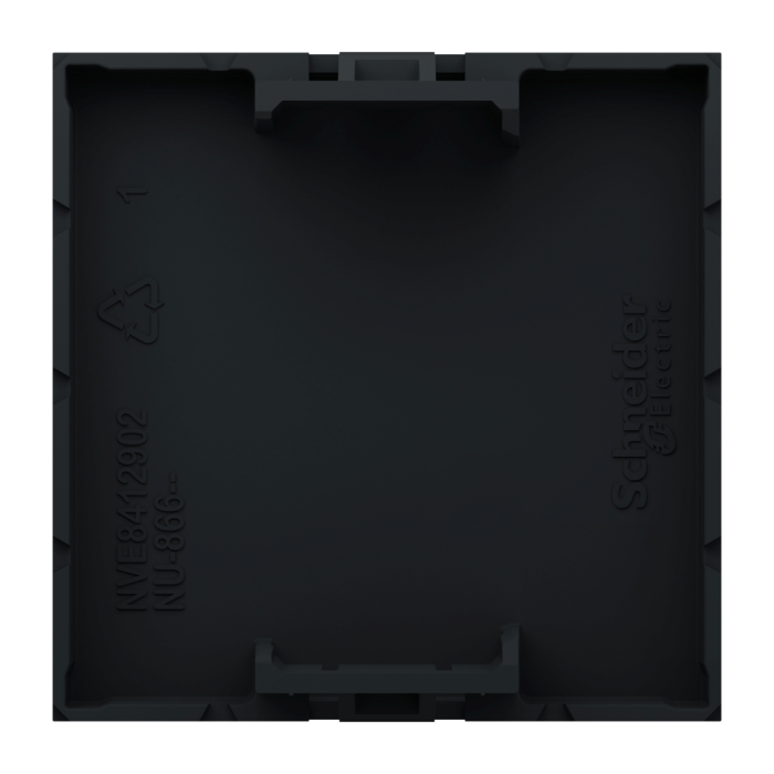 Заглушка, 2 модулі, чорна, Unica New, Schneider Electric [NU986654]