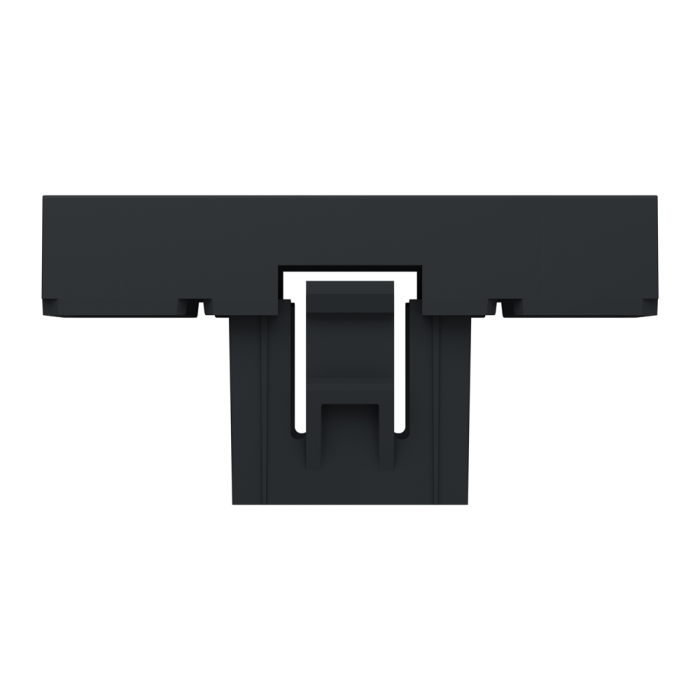 Заглушка, 2 модулі, чорна, Unica New, Schneider Electric [NU986654]