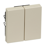 Клавіші для 2-кнопкового вимикача, білі, Merten - Schneider Electric [MTN432544]