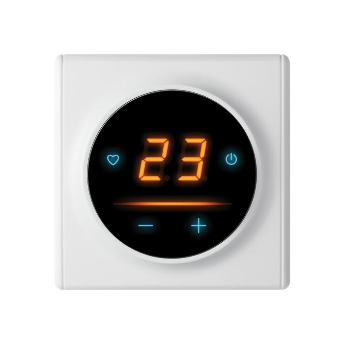 Терморегулятор 25 з WiFi, рамка пластикова біла ONEKEYELECTRO [F250101]