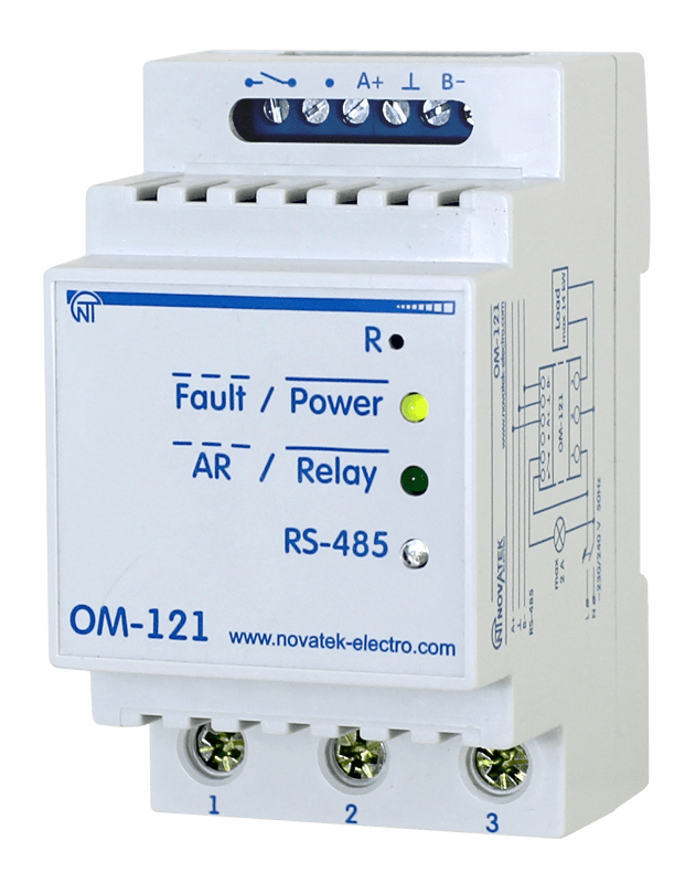 Обмежувач потужності ОМ-121, Новатек-Електро
