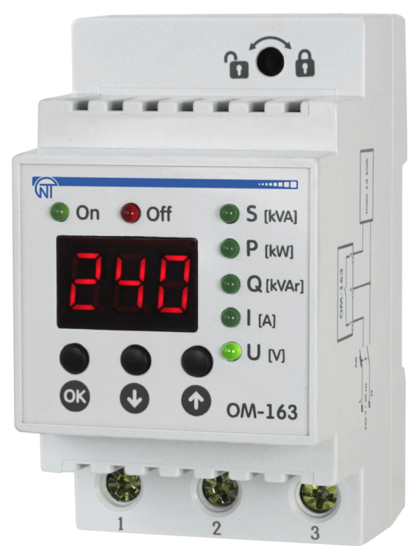 Реле обмеження потужності ОМ-163, Новатек-Електро