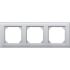 Рамка 3 постова, алюмінієва, Merten - Schneider Electric [MTN486360]