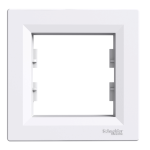 Рамка 1 постова, біла, Asfora - Schneider Electric [EPH5800121]