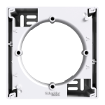 Коробка для накладного монтажу, білий, 1 постовий, Asfora - Schneider Electric [EPH6100121]