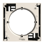 Коробка для накладного монтажу, кремовий, 1 постовий, Asfora - Schneider Electric [EPH6100123]
