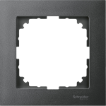 Рамка 1 постова, чорна, Merten - Schneider Electric [MTN4010-3614]