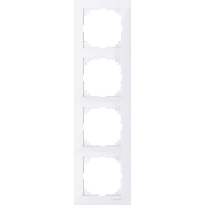 Рамка, біла, Merten, Schneider Electric [MTN4040-3619]