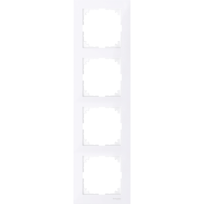 Рамка, біла, Merten, Schneider Electric [MTN4040-3625]