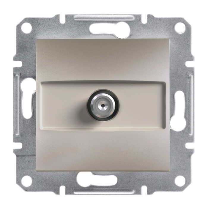 Sat розетка кінцева Asfora бронза, Schneider Electric [EPH3700169]