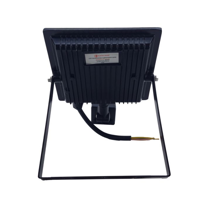 LED прожектор з датчиком руху 50 Вт, 6500К, Electro House [EH-LP-214]