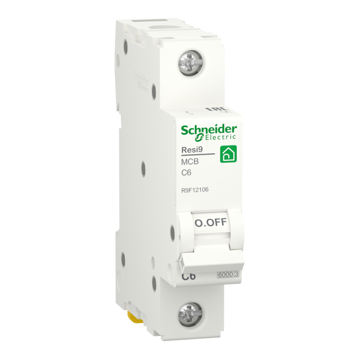 Автоматичний вимикач, 6 А, Resi9 - Schneider Electric [R9F12106]