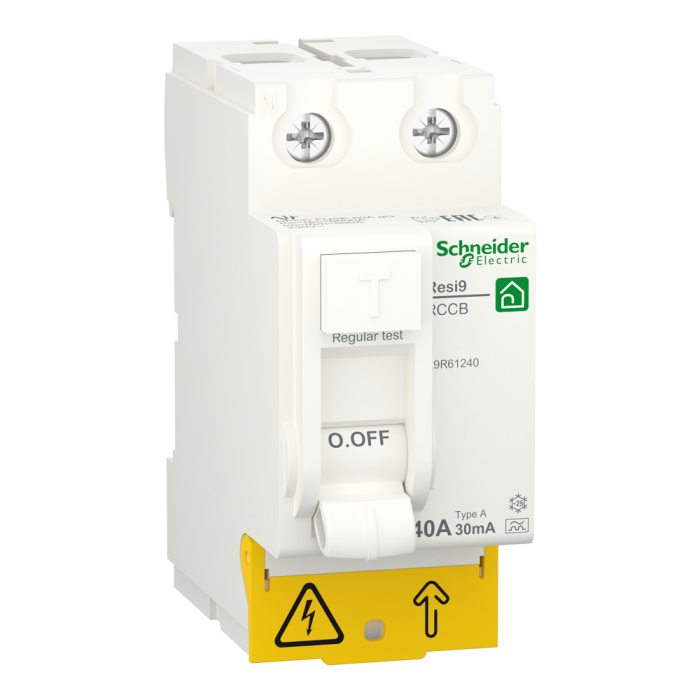 Автоматичний вимикач захисного відключення (пзв), 40 А, Resi9 - Schneider Electric [R9R61240]