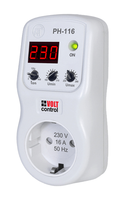 Однофазне реле напруги PH-116, Новатек-Електро