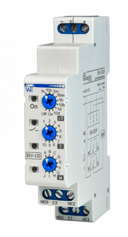 Реле часу РЕВ-120 24В, Новатек-Електро