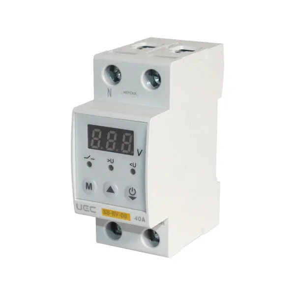Реле напруги SB-RV-08 2P 40A, UEC [SB-RV-08-2-40]