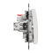 Вимикач, Sedna Design&Elements, Одноклавішний вимикач Білий Sedna Design, білий (ral 9003), Schneider Electric, [SDD111101]