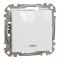 Вимикач, Sedna Design&Elements, Одноклавішний вимикач з підсвіткою Білий Sedna Design, білий (ral 9003), Schneider Electric, [SDD111101L]