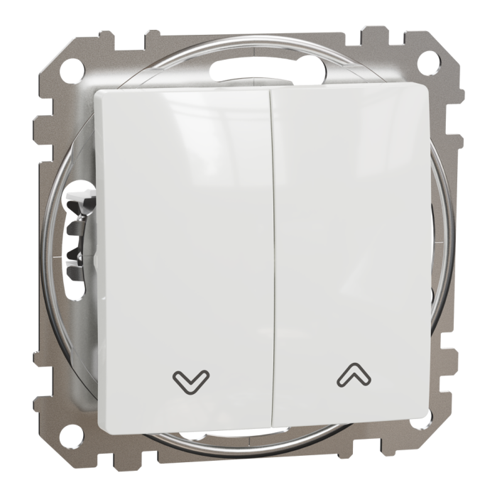 Вимикач, Sedna Design&Elements, для жалюзі Білий Sedna Design, білий (ral 9003), Schneider Electric, [SDD111104]