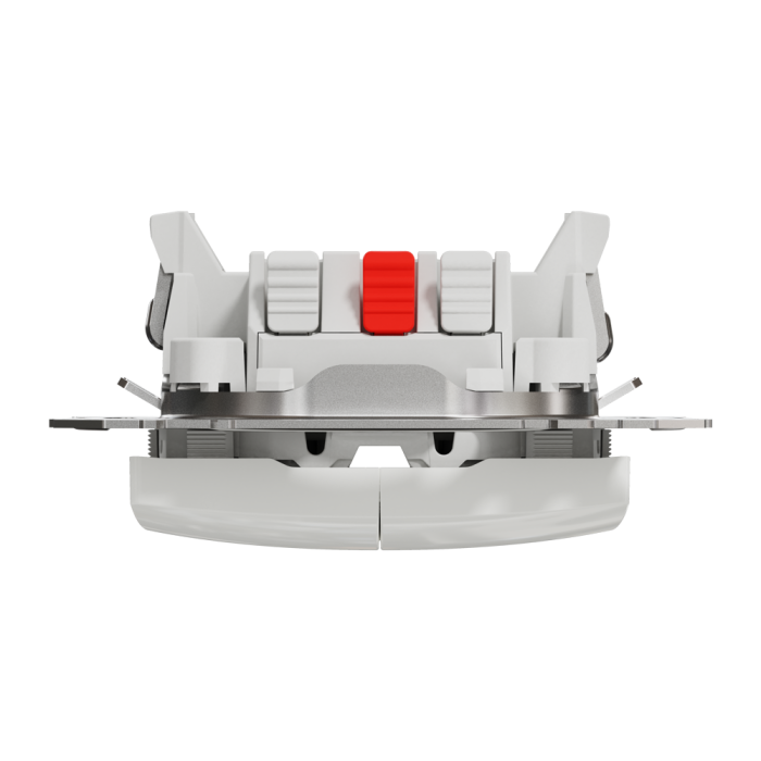 Вимикач, Sedna Design&Elements, Двоклавішний вимикач Білий Sedna Design, білий (ral 9003), Schneider Electric, [SDD111105]