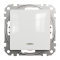 Intermediate switch, Sedna Design&Elements, Одноклавішний перехресний перемикач з підсвіткою Sedna Design, білий (ral 9003), Schneider Electric, [SDD111107L]