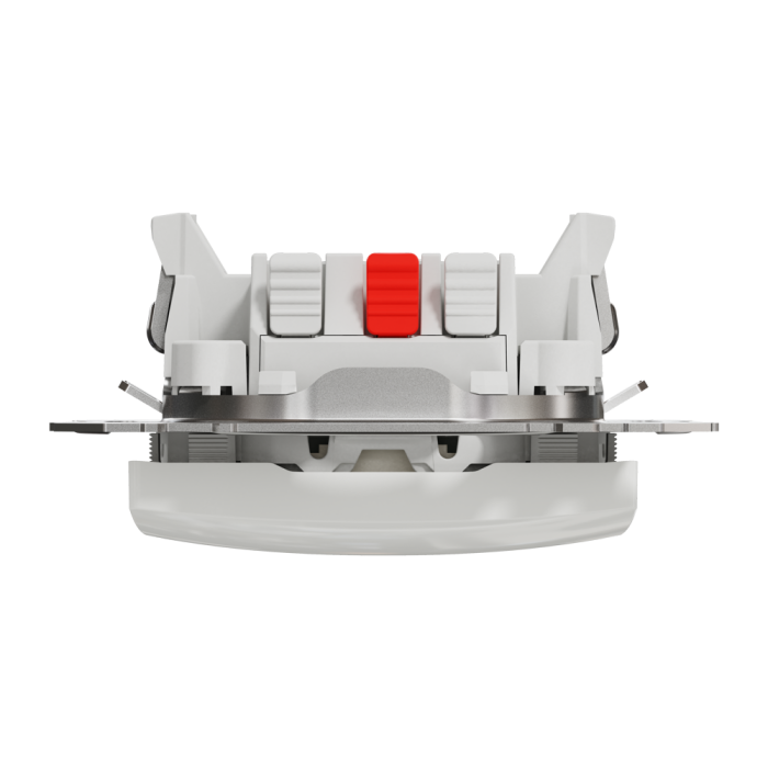 Intermediate switch, Sedna Design&Elements, Одноклавішний перехресний перемикач з підсвіткою Sedna Design, білий (ral 9003), Schneider Electric, [SDD111107L]