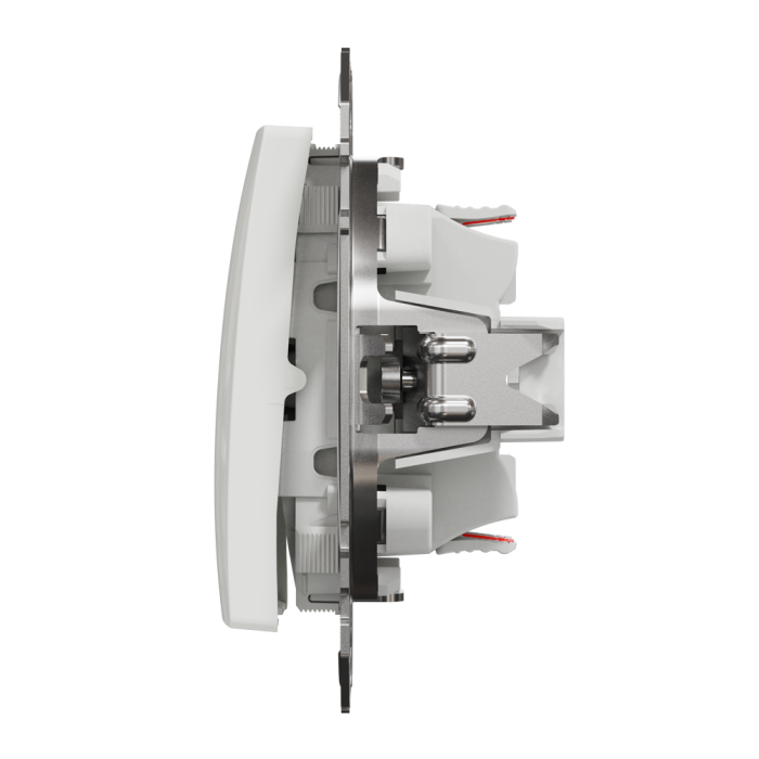 Вимикач, Sedna Design&Elements, Двоклавішний перемикач Білий Sedna Design, білий (ral 9003), Schneider Electric, [SDD111108]