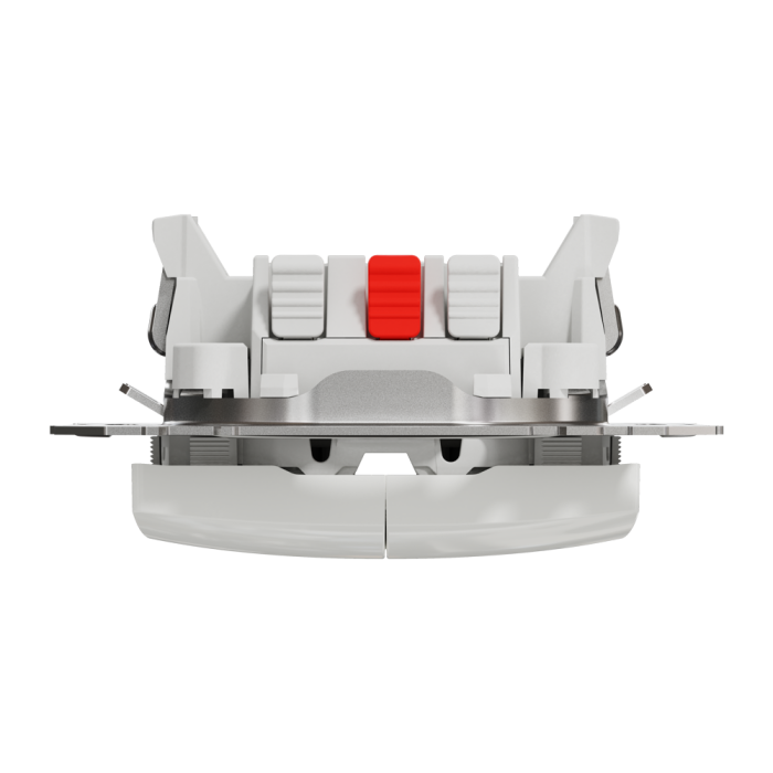 Вимикач, Sedna Design&Elements, Двоклавішний перемикач Білий Sedna Design, білий (ral 9003), Schneider Electric, [SDD111108]