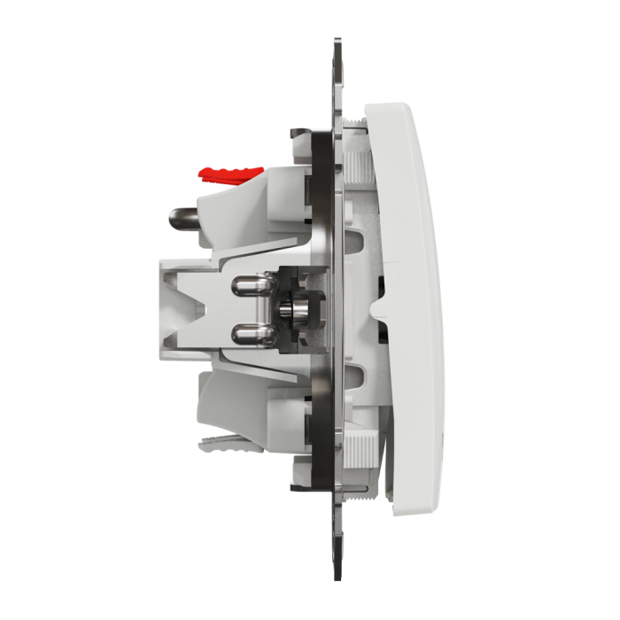 Кнопка, Sedna Design&Elements, Кнопковий вимикач для жалюзі Sedna Design, білий (ral 9003), Schneider Electric, [SDD111114]