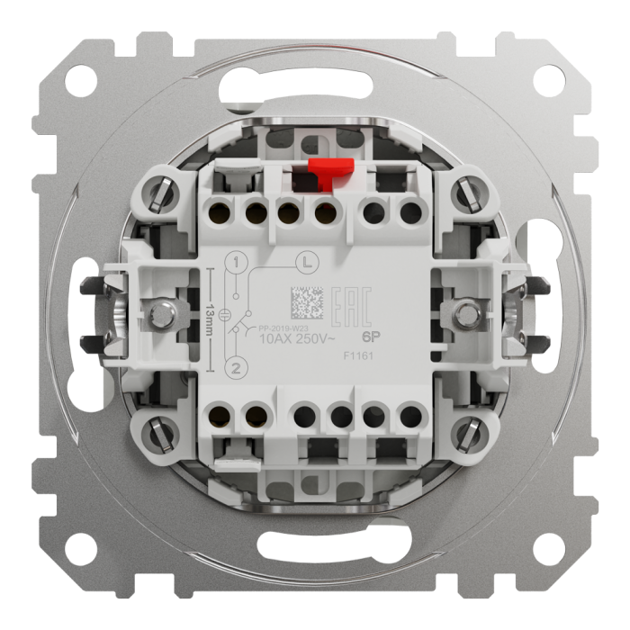 Кнопка, Sedna Design&Elements, на два напрямки Білий Sedna Design, білий (ral 9003), Schneider Electric, [SDD111116]