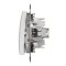 Кнопка, Sedna Design&Elements, на два напрямки Білий Sedna Design, білий (ral 9003), Schneider Electric, [SDD111116]