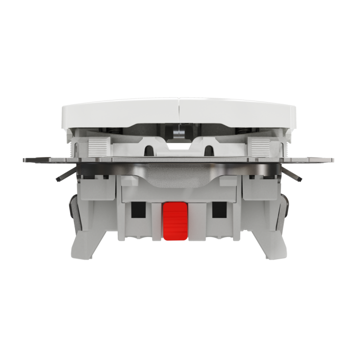 Кнопка, Sedna Design&Elements, Кнопковий двоклавішний вимикач 10A, білий, білий (ral 9003), Schneider Electric, [SDD111118]
