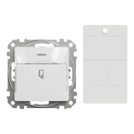 Картковий вимикач, білий, 10 А, Sedna design&elements - Schneider Electric [SDD111121]