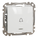 Кнопка 0-клавішна, біла, 10 А, Sedna design&elements - Schneider Electric [SDD111131L]