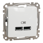 USB розетка, біла, Sedna design&elements - Schneider Electric [SDD111401]
