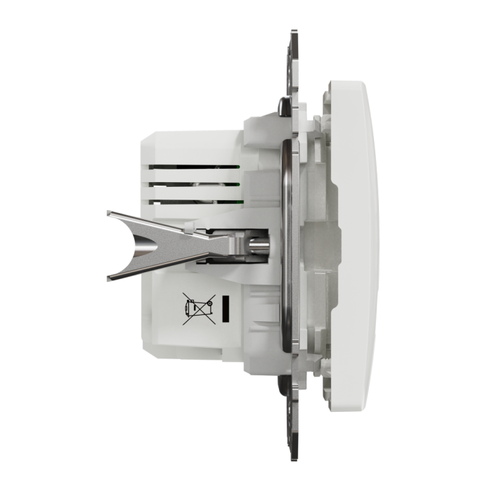 USB розетка, Sedna Design&Elements, тип A+C 2, білий (ral 9003), Schneider Electric, [SDD111402]