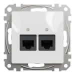 Мультимедійна розетка, біла, Sedna design&elements - Schneider Electric [SDD111452]