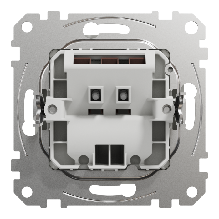 Вивід кабелю, Sedna Design&Elements, Розетка для виводу кабеля Білий Sedna Design, Schneider Electric, [SDD111903]