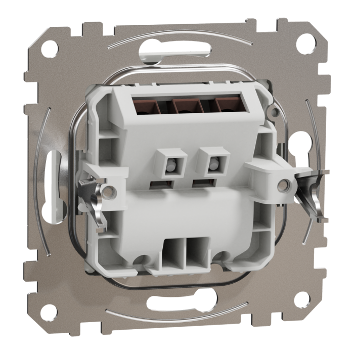 Вивід кабелю, Sedna Design&Elements, Розетка для виводу кабеля Білий Sedna Design, Schneider Electric, [SDD111903]