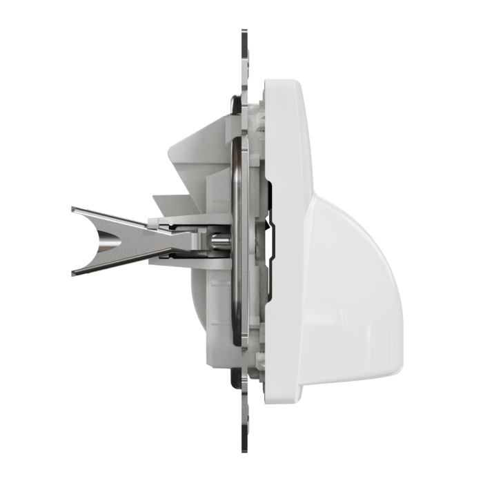 Вивід кабелю, Sedna Design&Elements, Розетка для виводу кабеля Білий Sedna Design, Schneider Electric, [SDD111903]