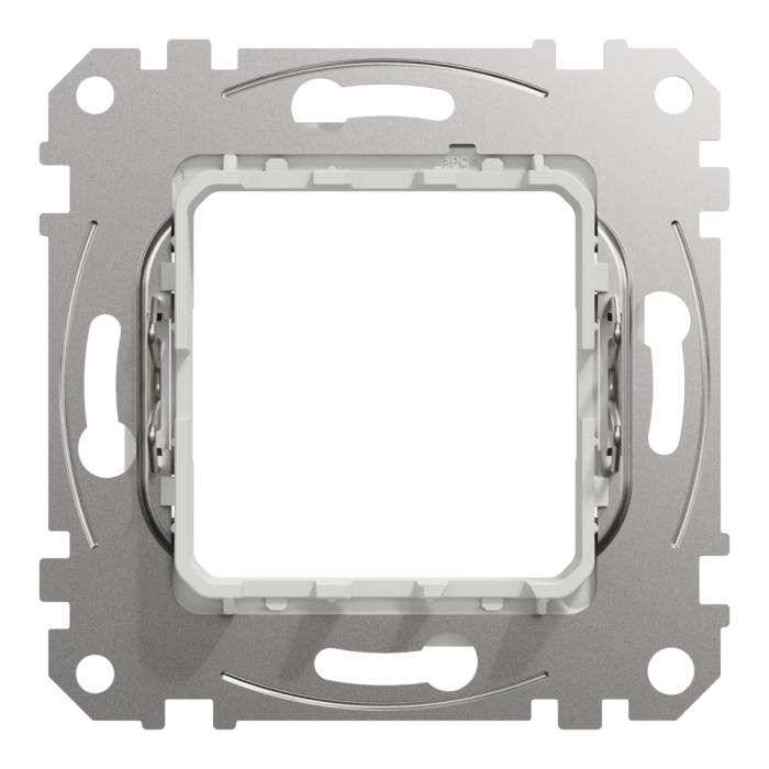 Перехідна пластина, Sedna Design&Elements, Адаптер Sedna Design & Elements 45х45 для Unica New, без монтажних лапок, білий, Schneider Electric, [SDD111907]