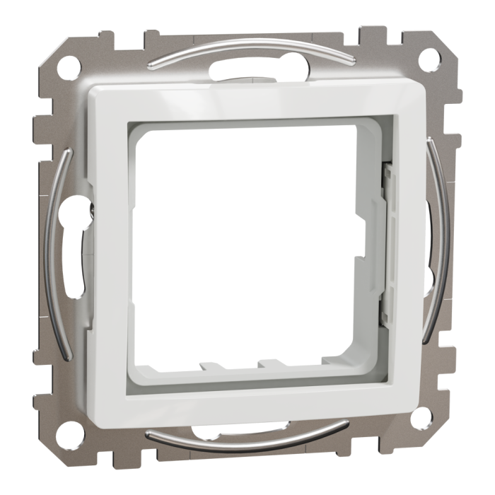 Перехідна пластина, Sedna Design&Elements, Адаптер Sedna Design & Elements 45х45 для Unica New, без монтажних лапок, білий, Schneider Electric, [SDD111907]