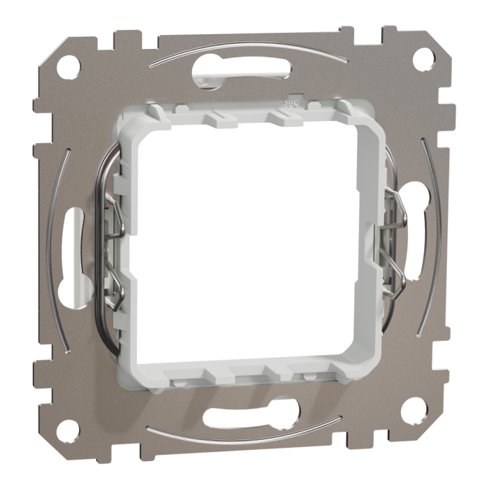 Перехідна пластина, Sedna Design&Elements, Адаптер Sedna Design & Elements 45х45 для Unica New, без монтажних лапок, білий, Schneider Electric, [SDD111907]