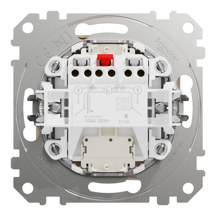 Вимикач, 2-клавішний, 10 А, Sedna design&elements - Schneider Electric [SDD112105L]