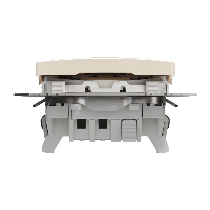 Вимикач, Sedna Design&Elements, Одноклавішний перемикач з підсвіткою Бежевий Sedna Design, бежевий (ral 1013), Schneider Electric, [SDD112106L]