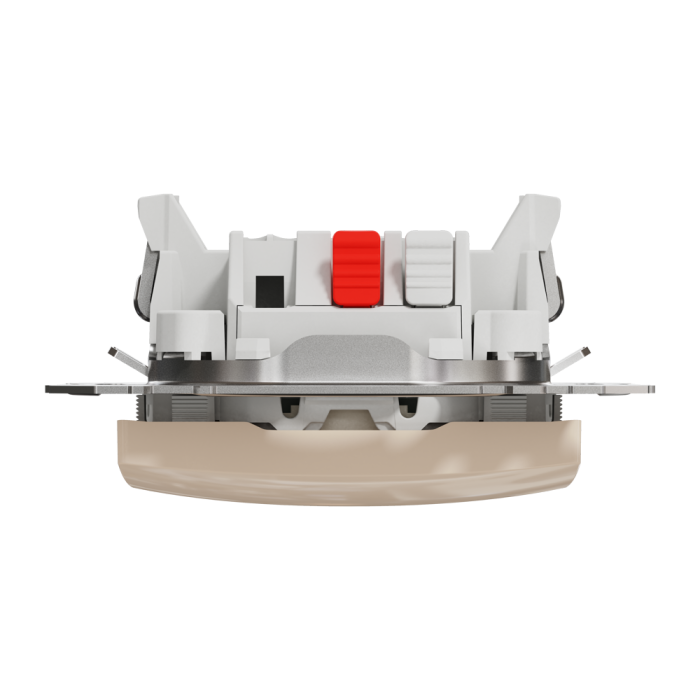 Вимикач, Sedna Design&Elements, Одноклавішний перемикач з підсвіткою Бежевий Sedna Design, бежевий (ral 1013), Schneider Electric, [SDD112106L]