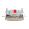 Intermediate switch, Sedna Design&Elements, Одноклавішний перехресний перемикач з підсвіткою Sedna Design, бежевий (ral 1013), Schneider Electric, [SDD112107L]