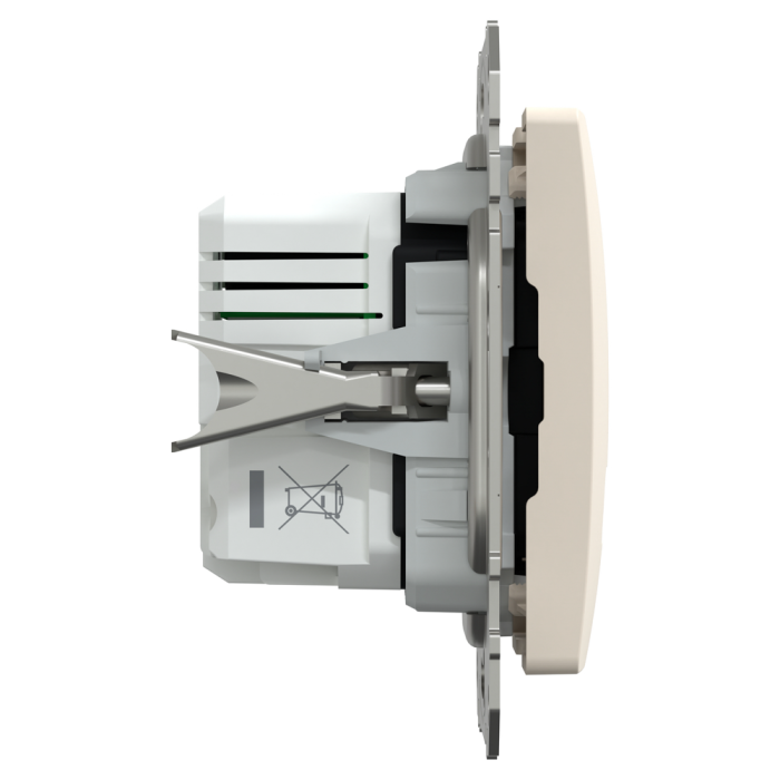 USB розетка | USB розетка, Sedna Design&Elements, USB розетка, Sedna Design & Elements, тип A+C, 3 A, 21 Вт, бежевий, Schneider Electric, [SDD112405]