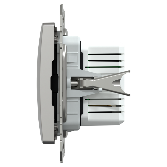 USB розетка | USB розетка, Sedna Design&Elements, USB розетка, Sedna Design & Elements, тип A+C, 3 A, 21 Вт, алюмінієвий, Schneider Electric, [SDD113405]